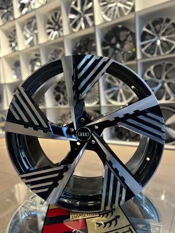 Купити литі диски Audi R20 5x112 (9.0J) — 5 спиць, чорний з