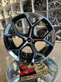 Литі диски Audi R21 5x112 (9.0J) &mdash; 5 Y-подібних спиць, чорний з проточкою FBX112-21 фото