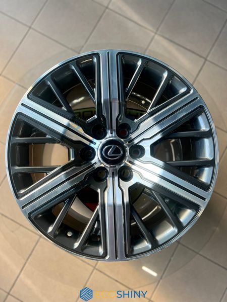 Литі диски Lexus R20 6x139.7 (8.5J) &mdash; багатоспицеві, графіт з проточкою 965D фото
