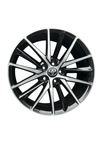 Литі диски Toyota R18 5x114.3 (8.0J) &mdash; 15 спиць, чорний з проточкою FBX224-8 фото