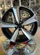 Литі диски Audi R20 5x112 (9.0J) &mdash; стиль RS5, чорний зі сріблястими спицями і ободом 3056F(R20) фото 2