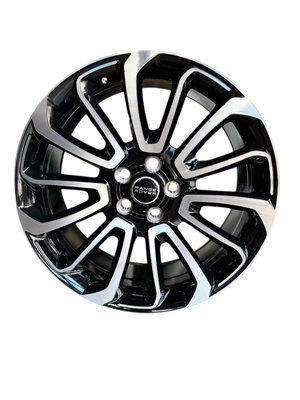 Литі диски Range Rover R20 5x120 (9.0J, ET45) &mdash; багатоспицеві, чорний з проточкою 701F(R20-MB) фото